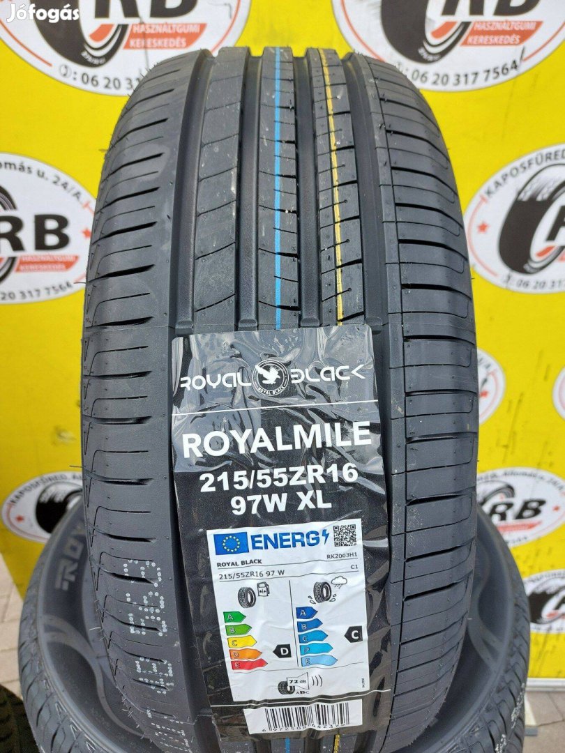 215/55 r16 Royal Black Új nyárigumi 23000ft/db