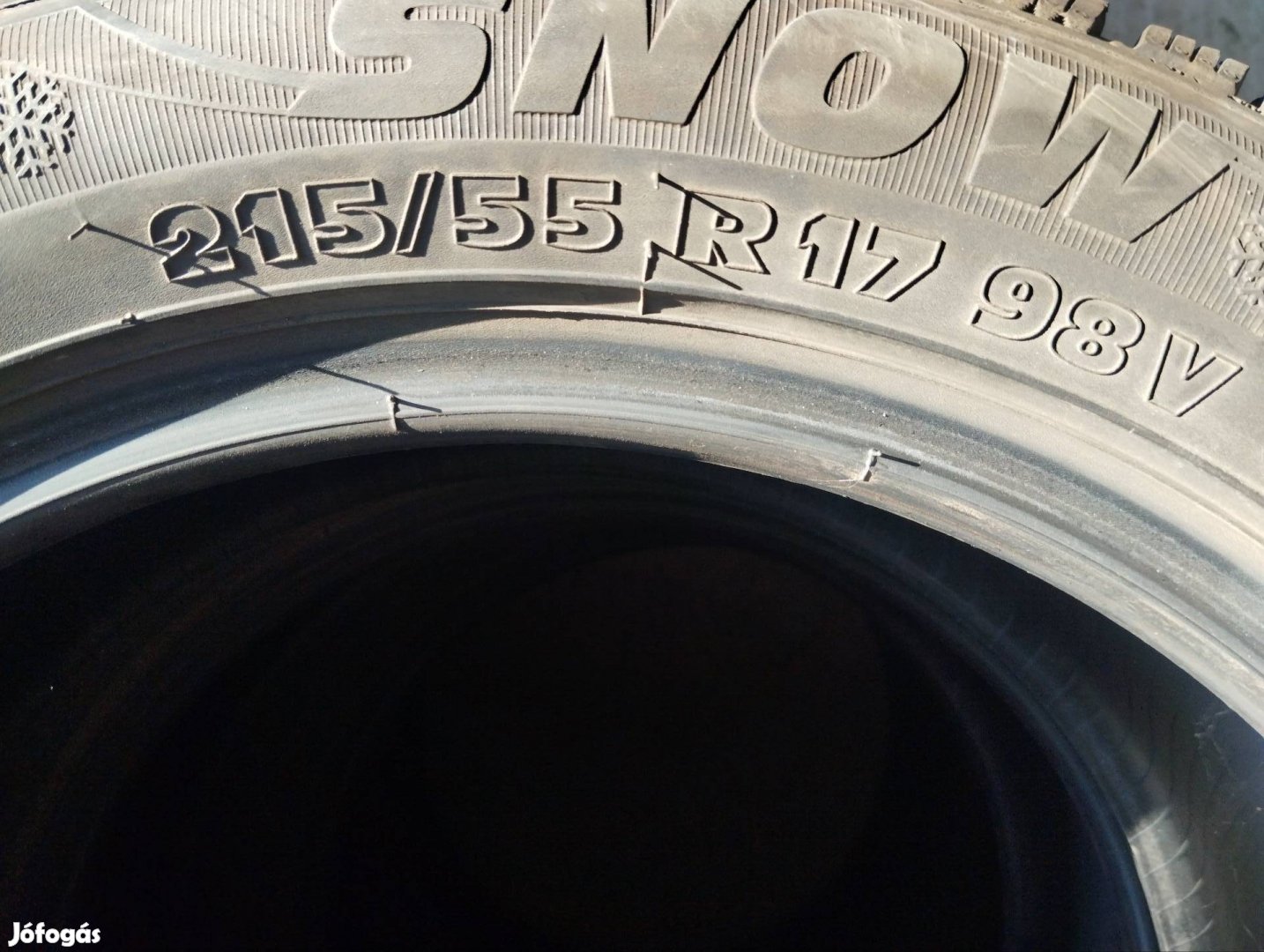 215/55 r17 Téli gumi Sebring Németországból 7 mm-es profilmélység.