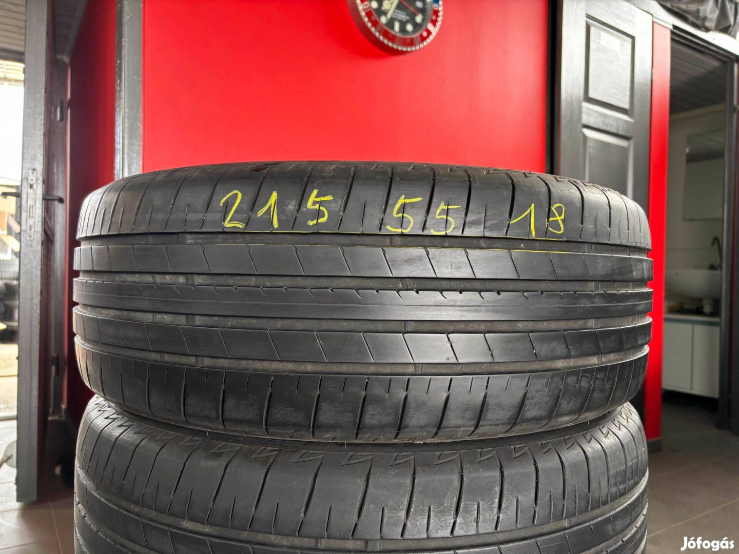 215/55 r18 Bridgestone 2021 nyárigumi 4db eladó 215/55r18 garnitúra