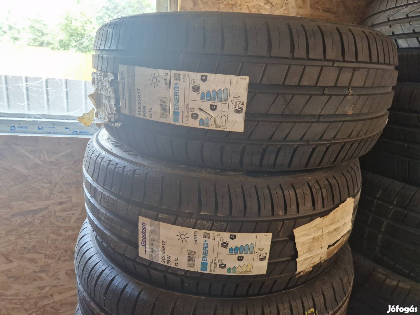 215/55r17 Bf Goodrich nyarigumi 2db.Dot 21