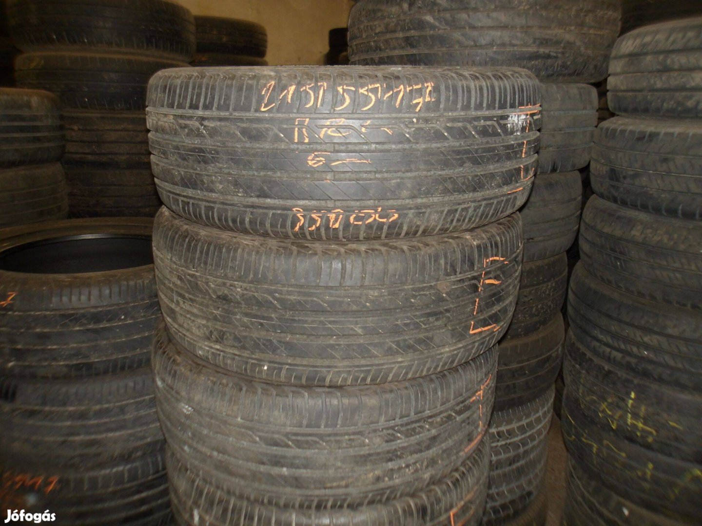 215/55r17 Bridgestone nyári gumi ajándék szereléssel