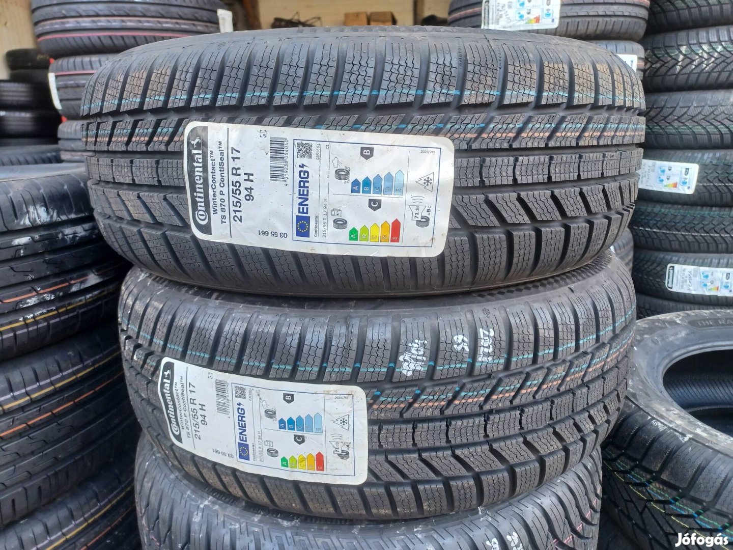 215/55r17 Continental nyári 2db Új 0km-es