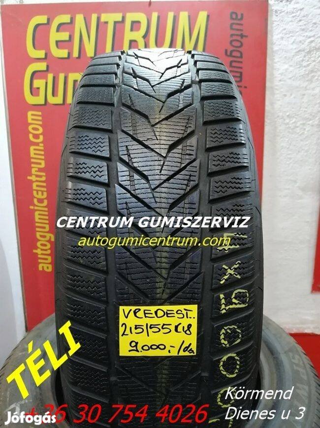 215/55r18 Vredestein használt téli gumi garn