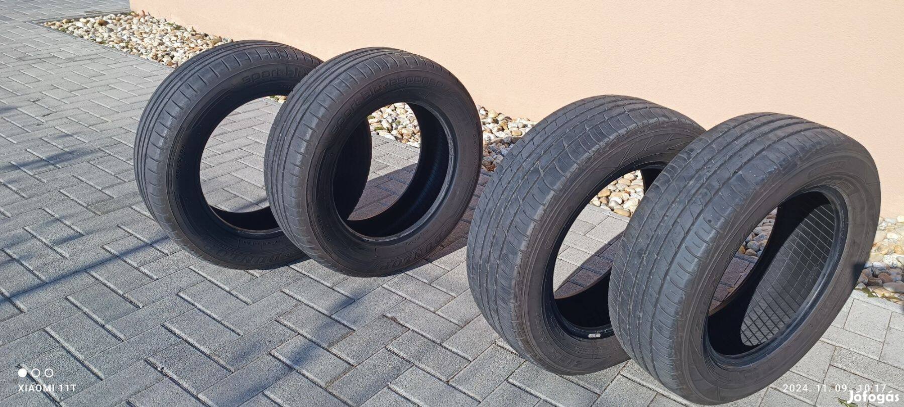 215/60R16 Dunlop/Falken nyári gumiabroncs eladó