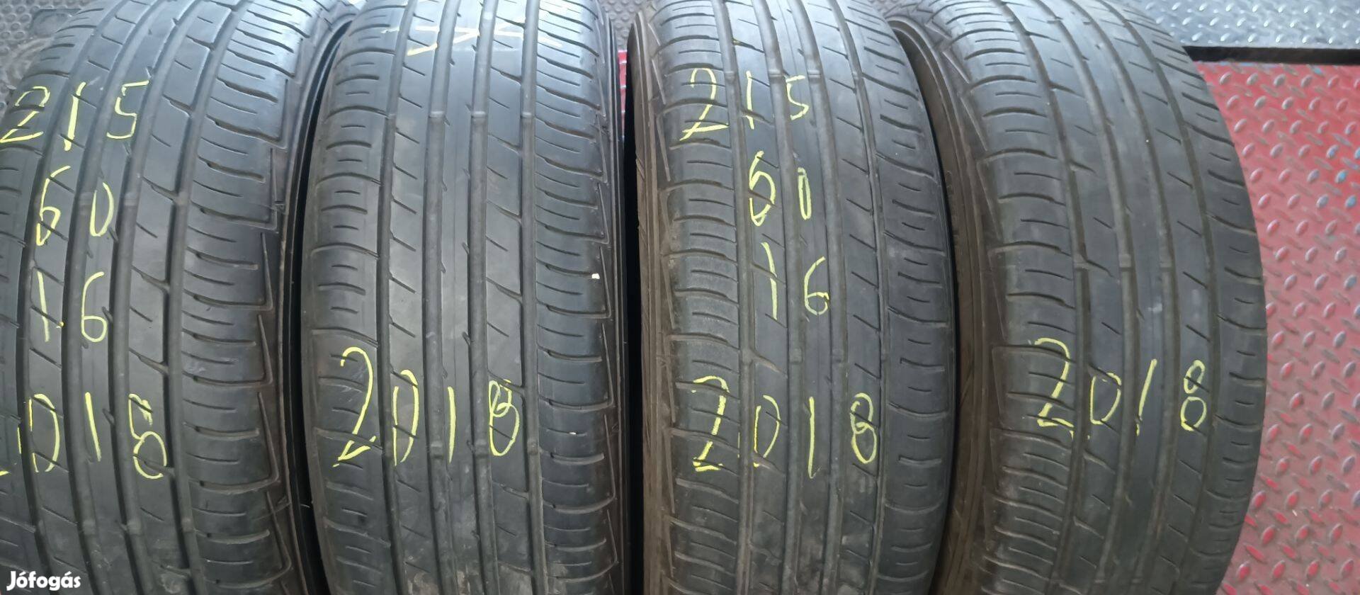 215/60R16 Falken nyári 2018 garnitúra egyben eladó!