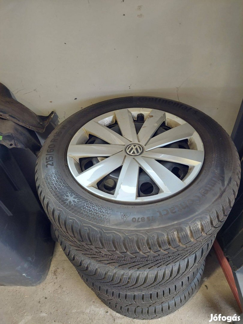 215/60R16 Téli gumi garnitúra vw passat!