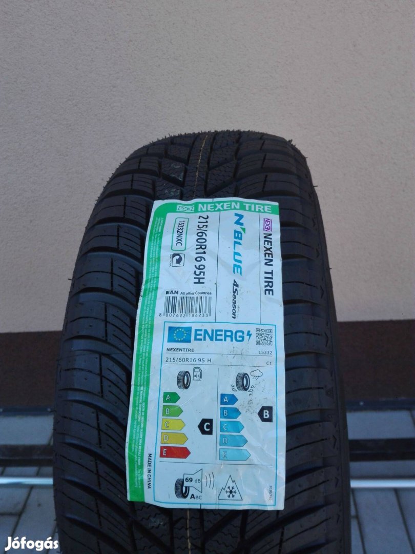 215/60R16 Új Nexen négyévszakos gumi garnitúra 215/60 r16