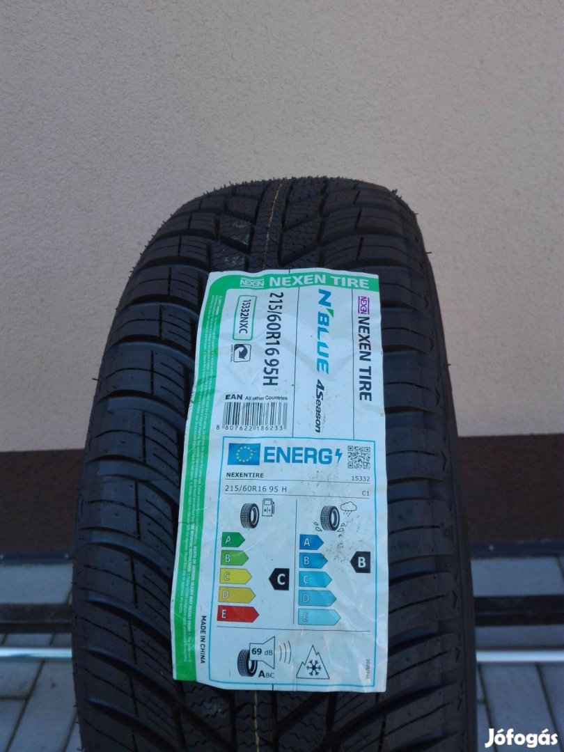 215/60R16 Új Nexen négyévszakos gumi garnitúra 215/60 r16