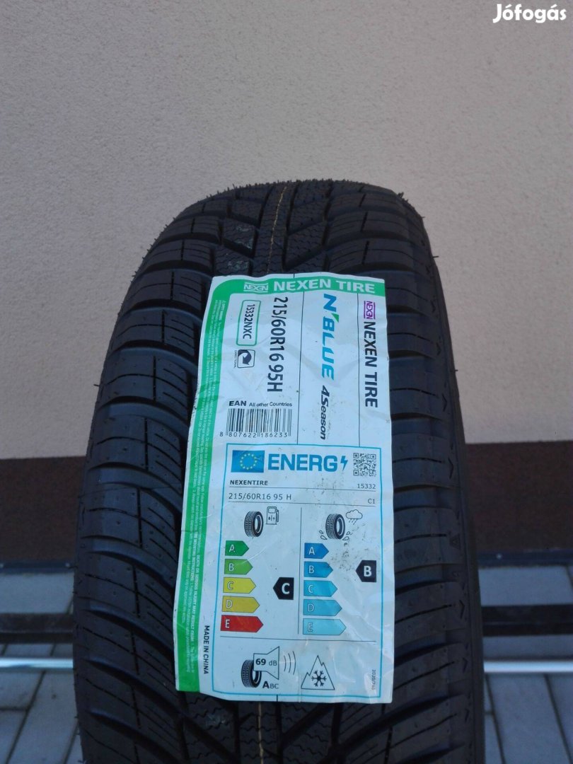 215/60R16 Új Nexen négyévszakos gumi garnitúra 215/60 r16