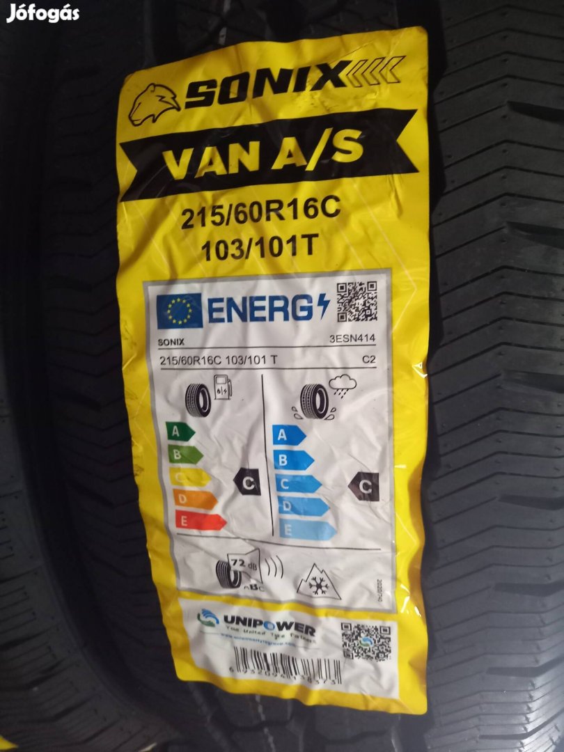 215/60R16c sonix 4evszakos kisteher gumi garnitura 