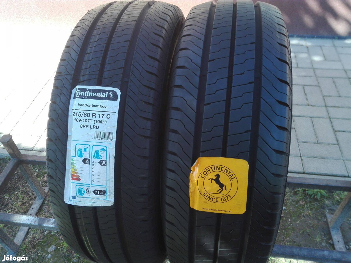 215/60R17C Új Continental nyári gumi 2db 215/60 r17c