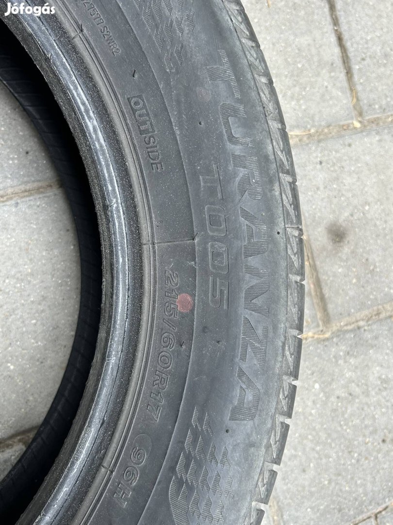 215/60R17 Bridgestone Turanza 