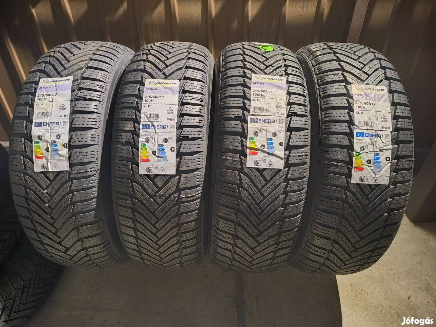 215/60R17 Új Michelin Alpin 6 téli gumi garnitúra 215/60 r17