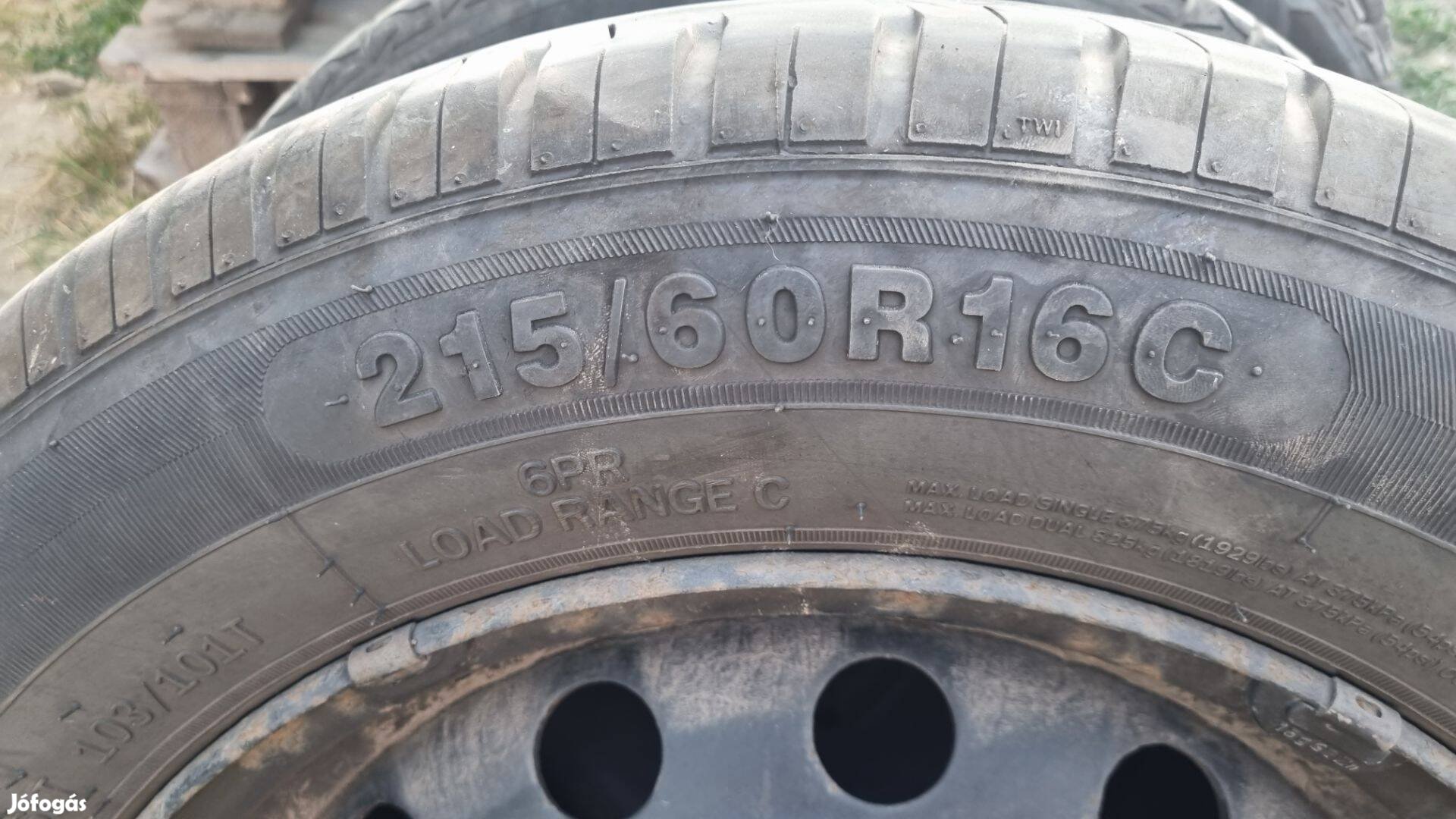 215/60 R16 C gumi + felni