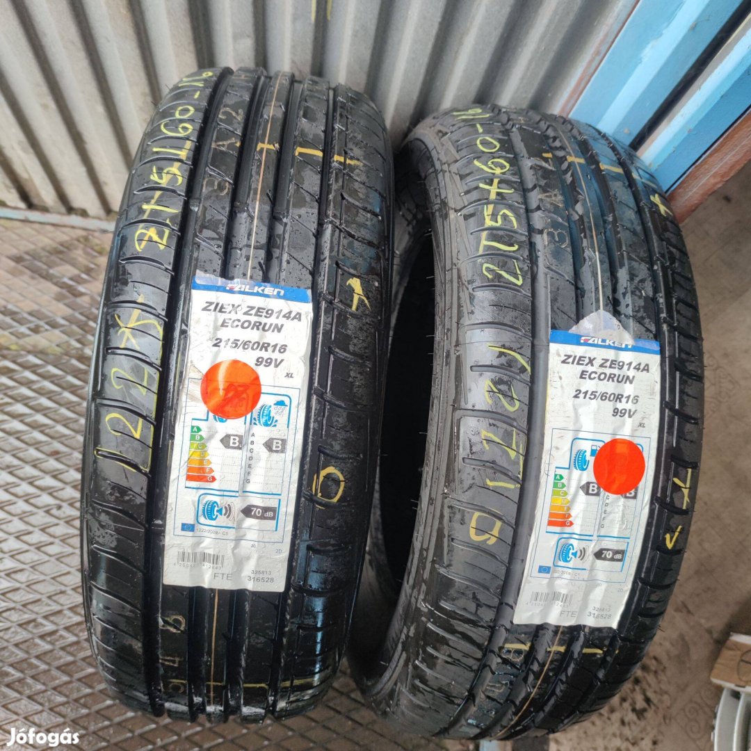 215/60 R16 Új!! Falken nyári gumi 44000ft a 2db /22/