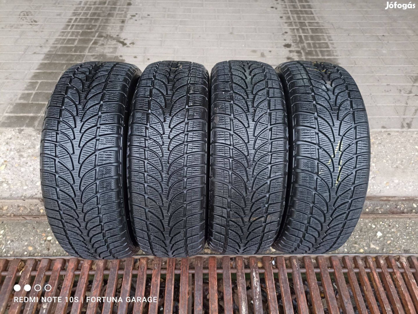 21560 R16 Bridgestone használt téli garnitúra 1