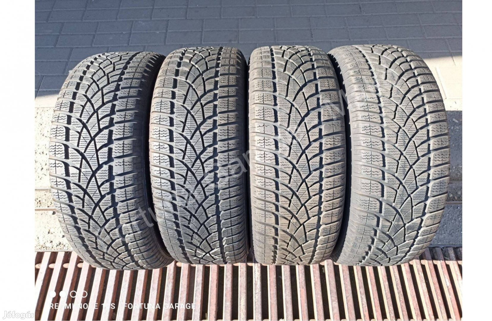 215/60 R16" Dunlop használt téli garnitúra