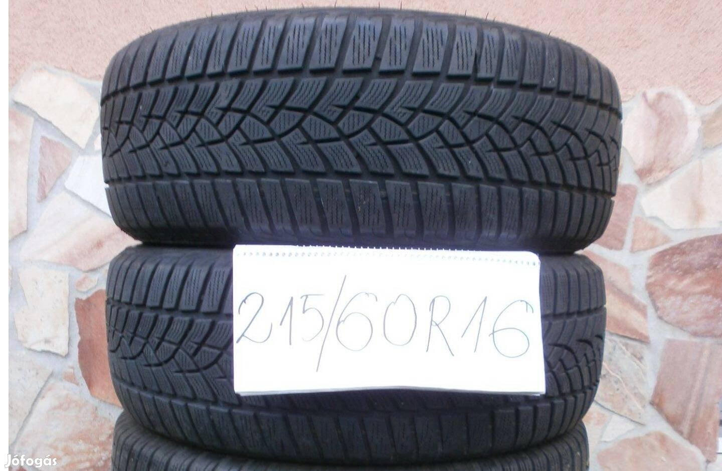215/60 R16 téligumi 4 db Goodyear/Bridgestone