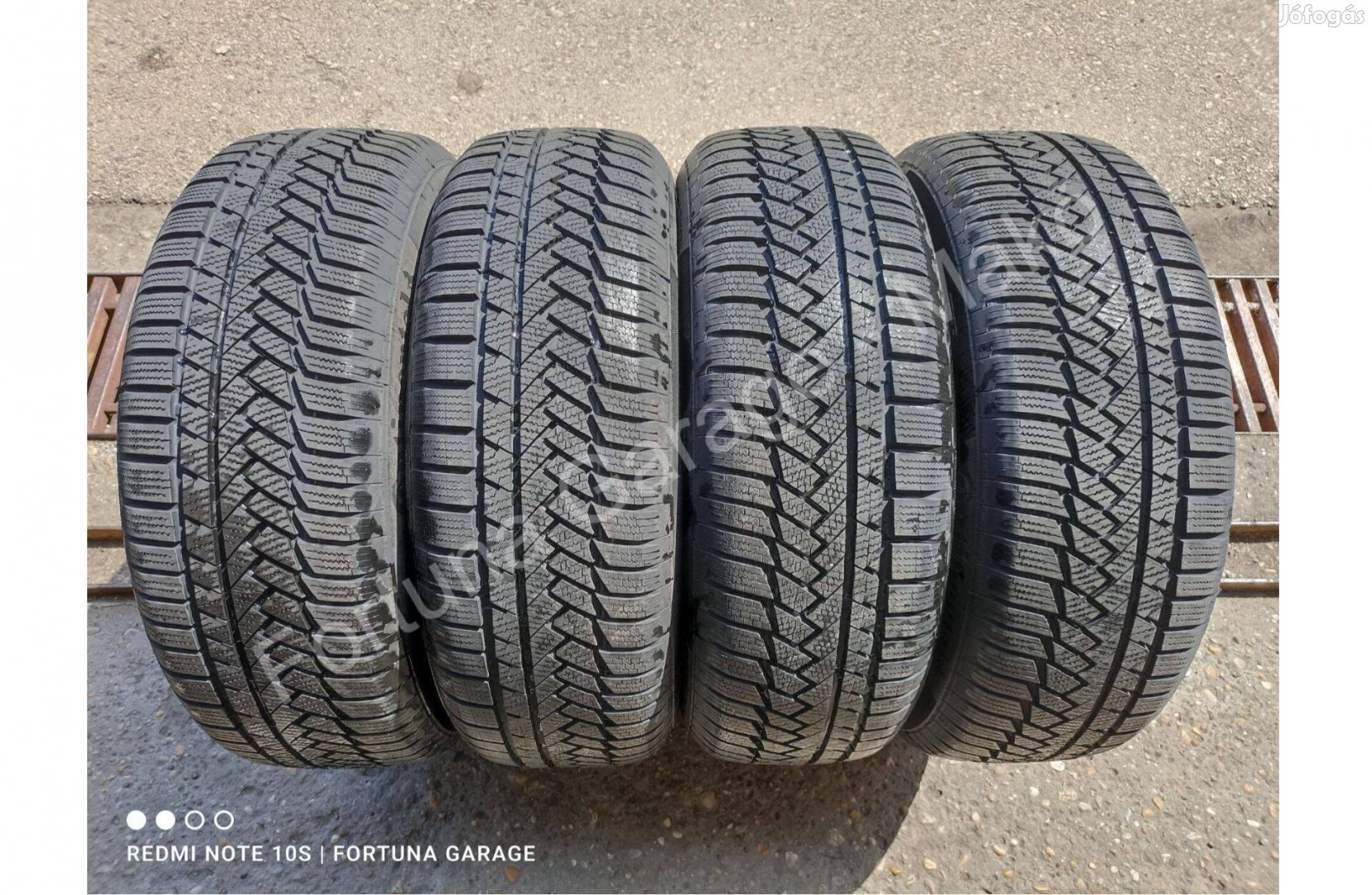 215/60 R17" Continental TS850P újszerű téli garnitúra