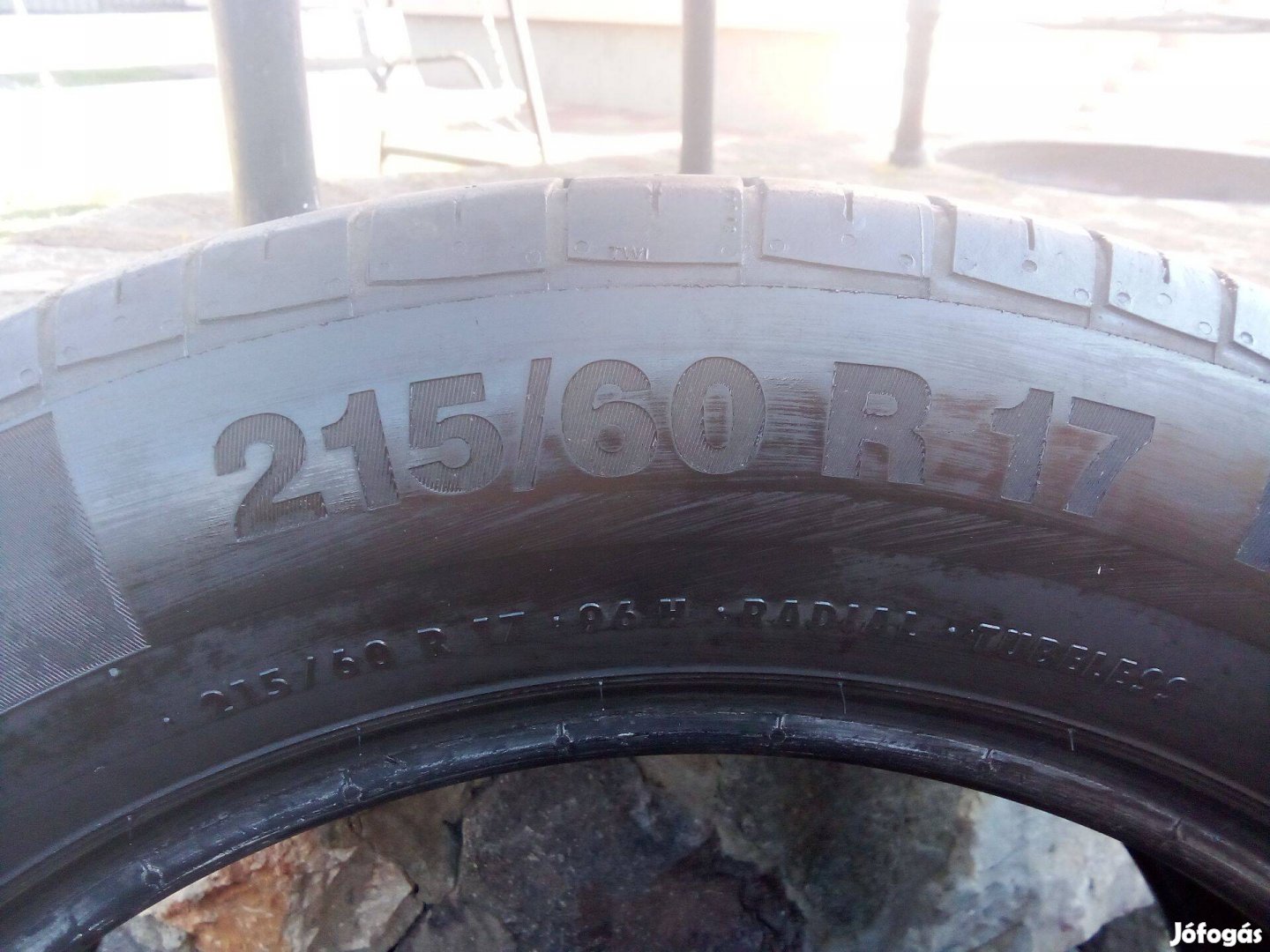 215/60/R17 nyári gumi eladó