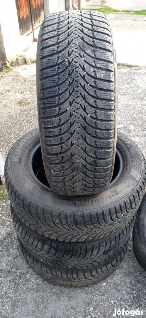 215/60 r16 80%os 2db Kumho téli gumi eladó