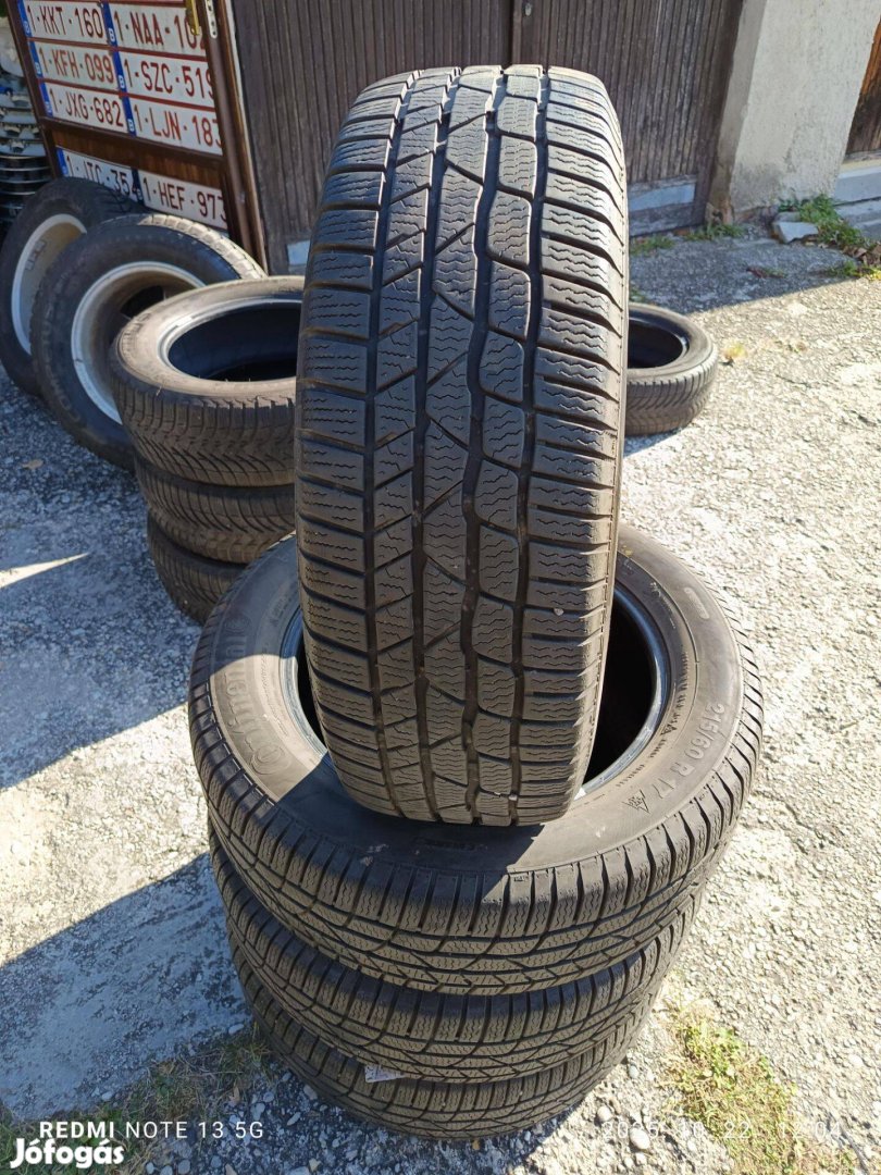 215/60 r17 80-90%os 4db Continental téli gumi eladó
