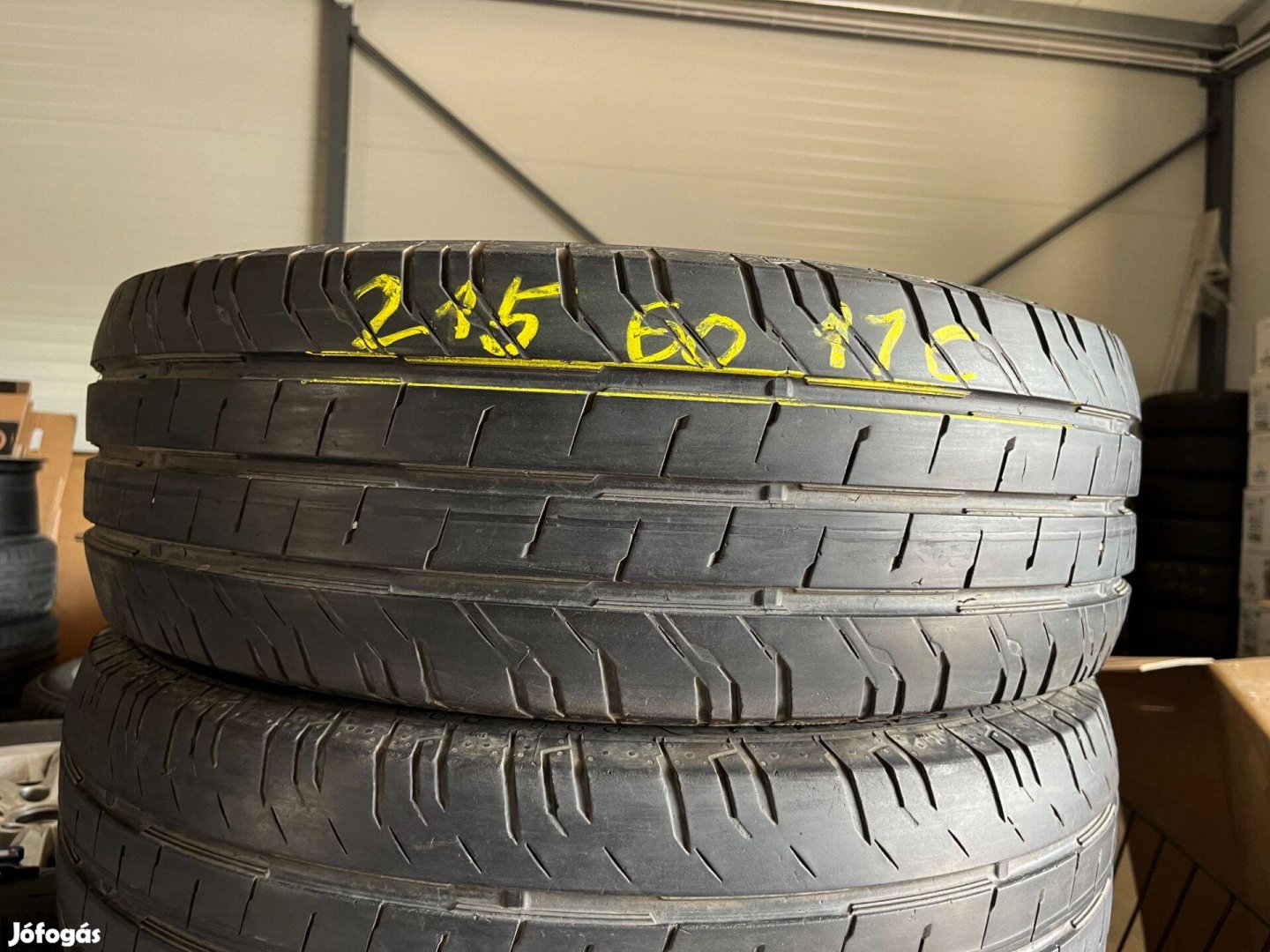 215/60 r17 C Continental 2019 nyárigumi 2db eladó 215/60r17C R17C