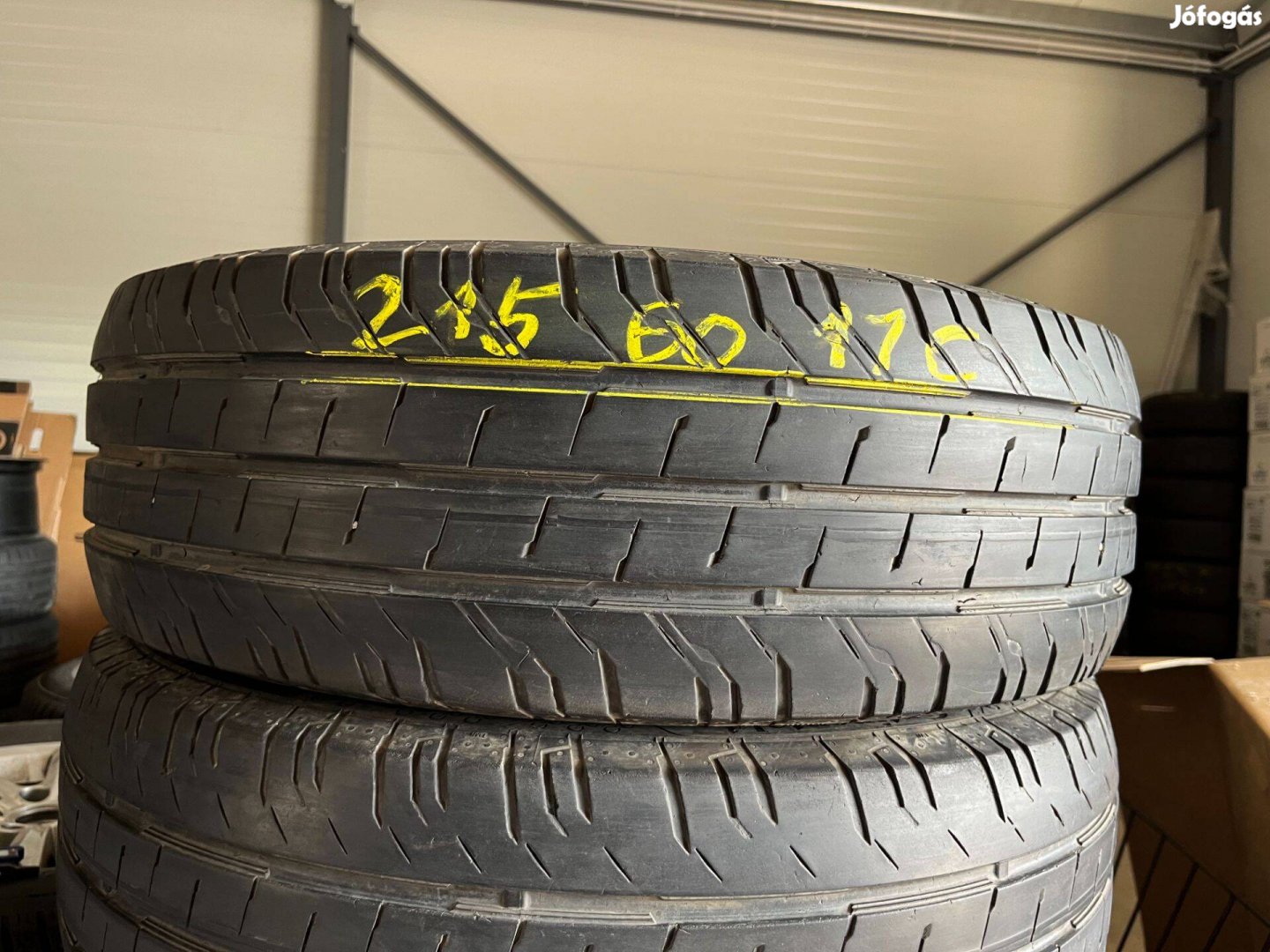 215/60 r17 C Continental 2019 nyárigumi 2db eladó 215/60r17C R17C