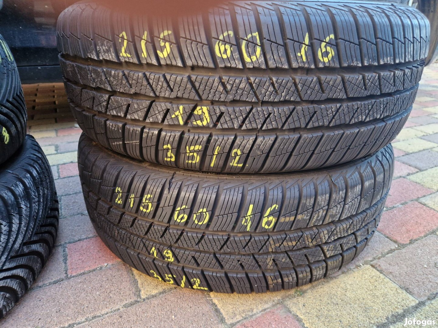 215/60r16 Braum  teligumi 2db 8mm