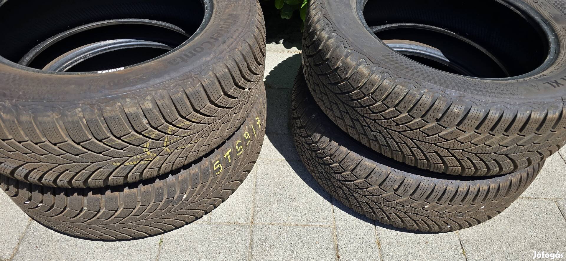 215/60r16 Continental Wintercontact TS870 téligumi.7mm.DOT2024
