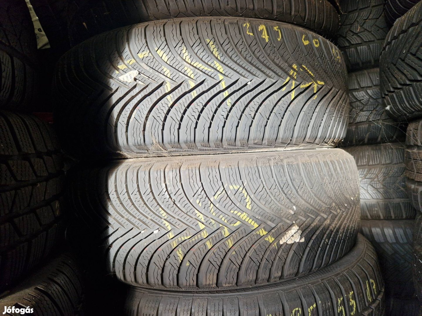 215/60r17 Michelin 2db teligumi 7mm