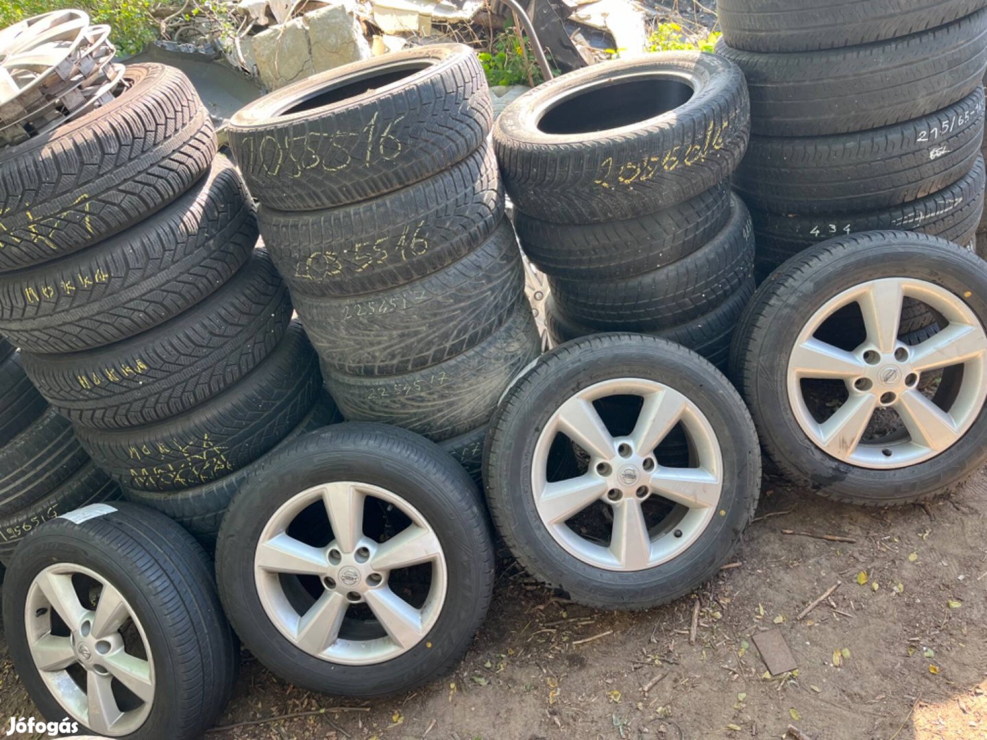 215/60r17 Nissan Qashqai alufelni 17