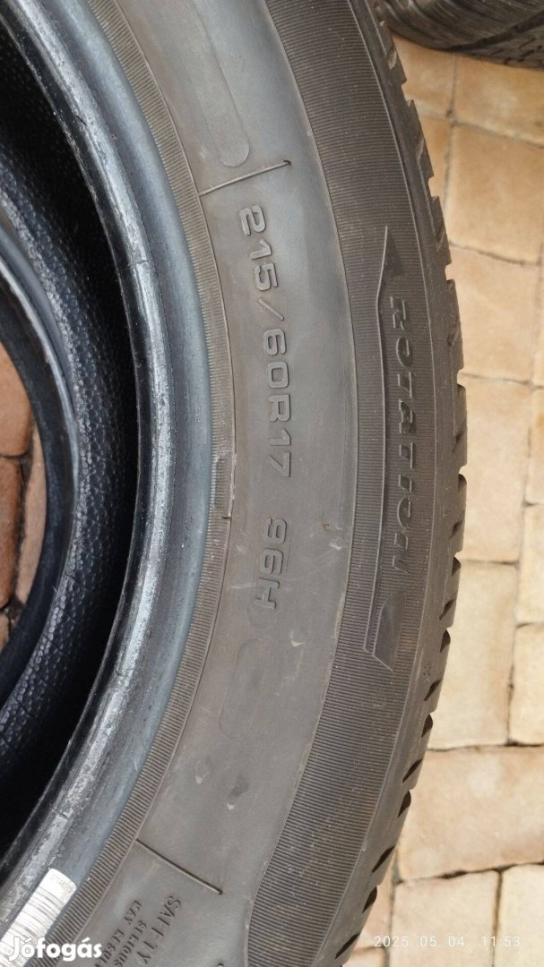 215/60r17 Újszerű téli gumi