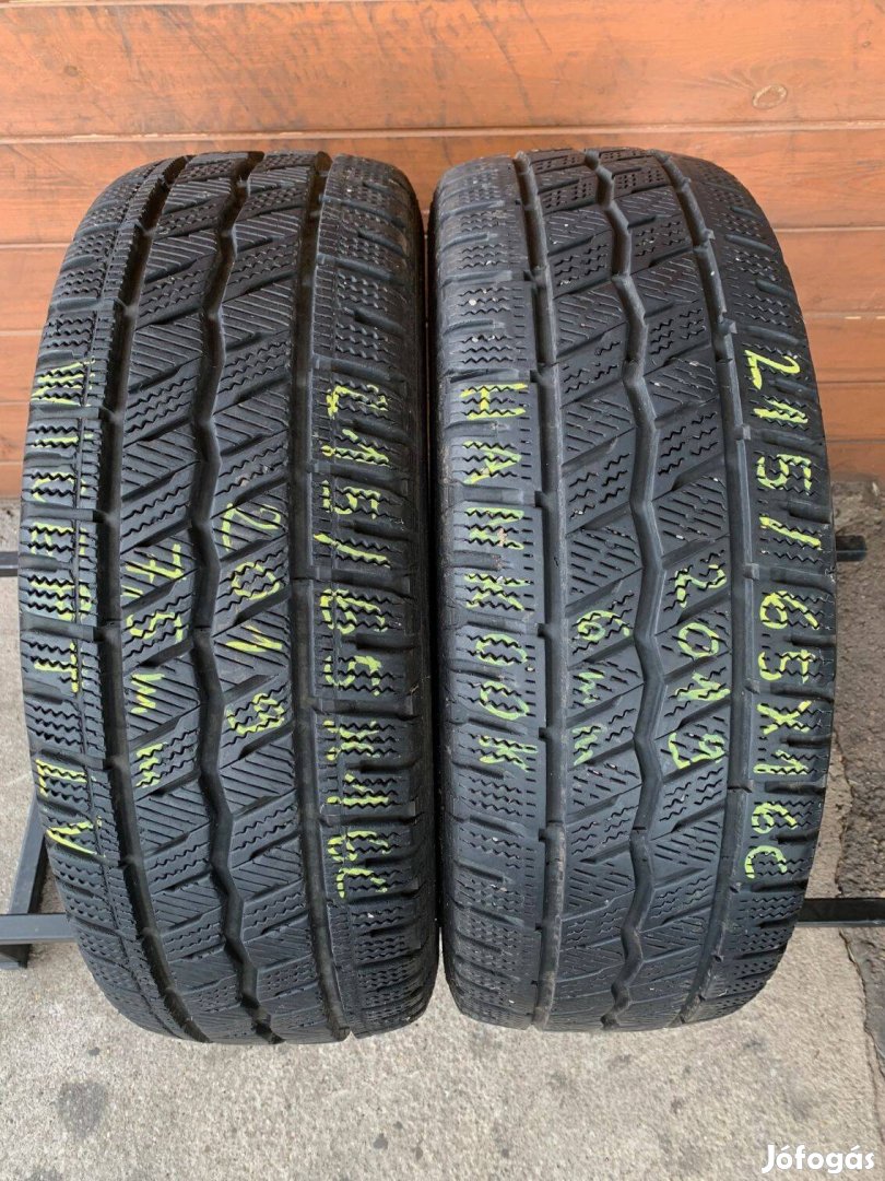 215/65R16C 215 65 16C 215/65x16C Hankook téli gumi eladó