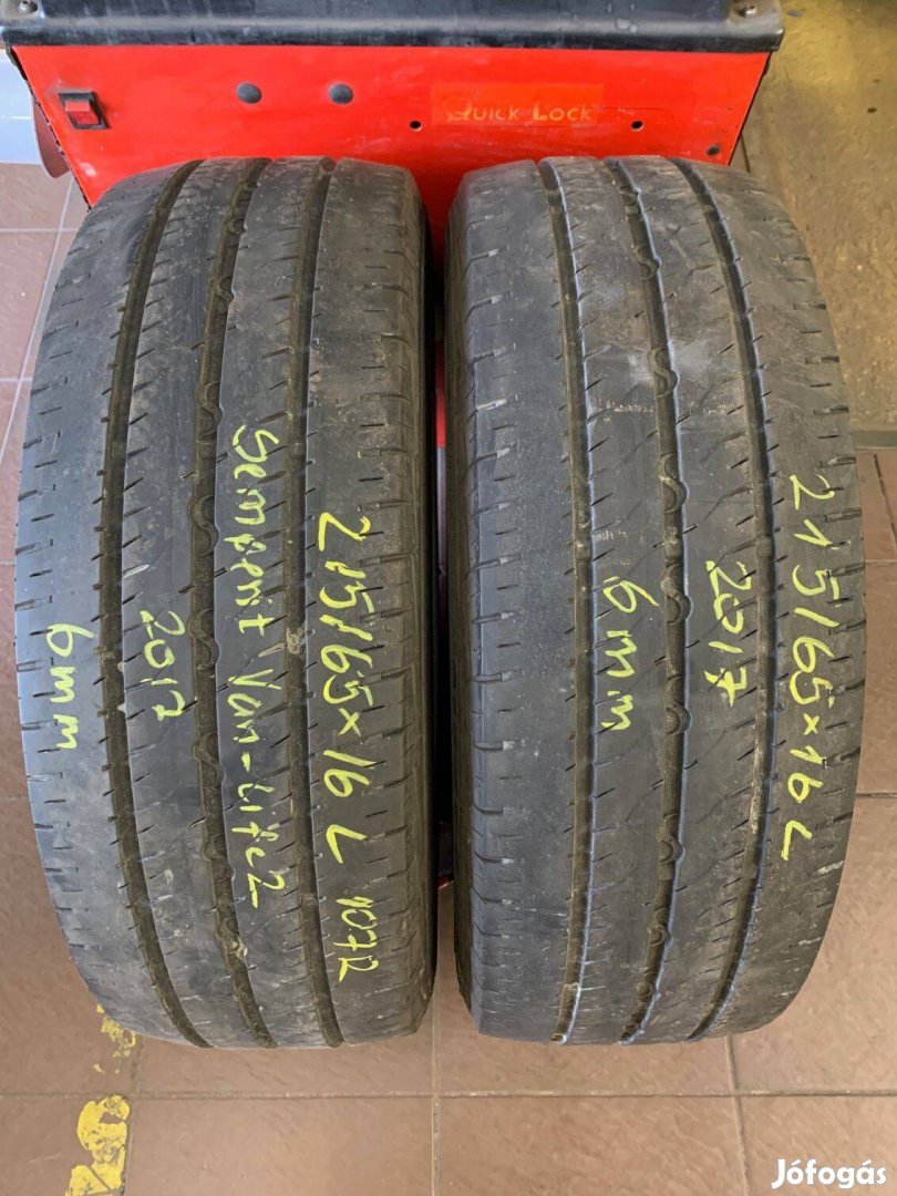 215/65R16C 215 65 16C 215/65x16C Semperit nyári gumi eladó