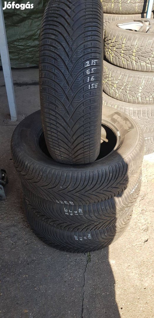 215/65R16 Kleber használt téligumi