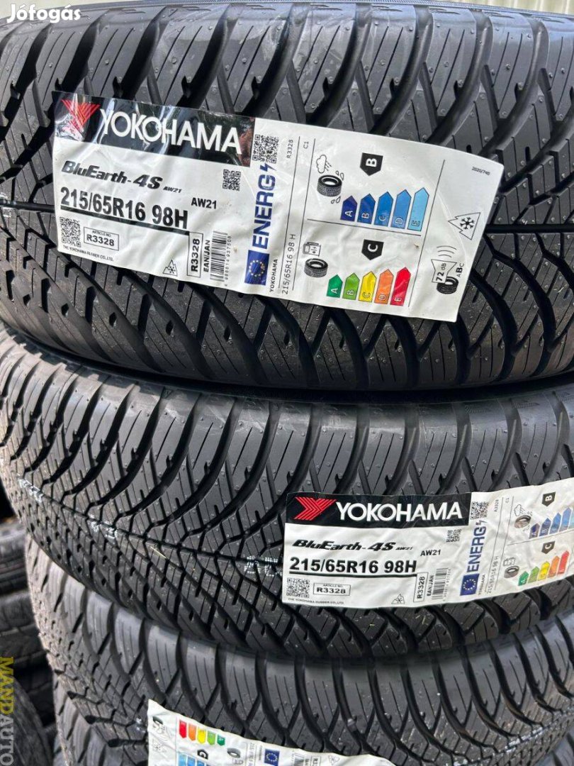 215/65R16 Yokohama AW21 4S(Dot:2024!!!),Új négy évszakos gumi