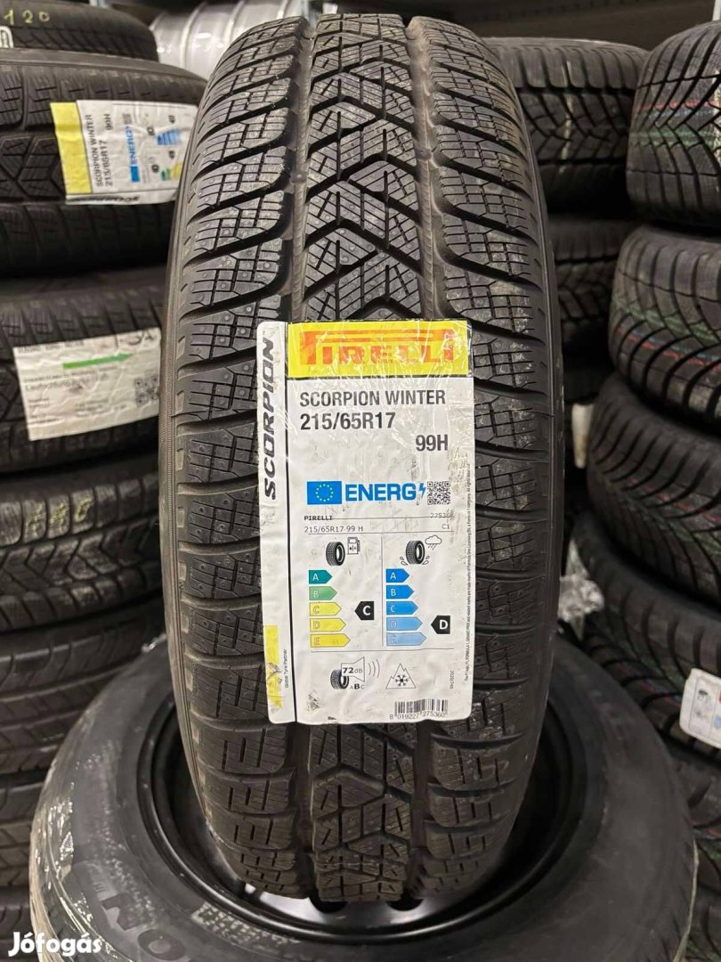 215/65R17 215/65 R17 új Pirelli téli gumi ÁR/db Dot21