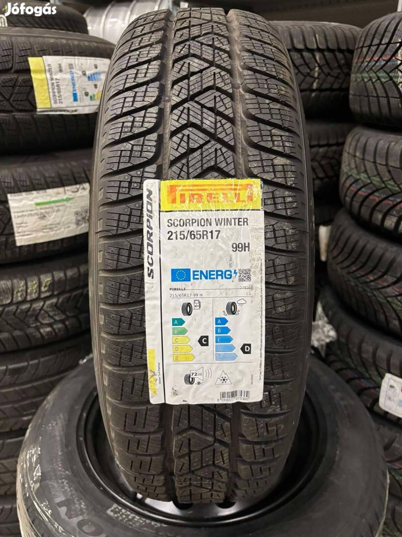 215/65R17 215/65 R17 új Pirelli téli gumi ÁR/db Dot21