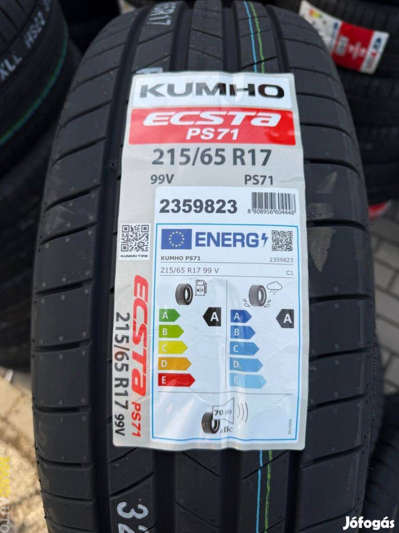 215/65R17 Kumho Ecsta PS71 SUV,Új nyárigumi