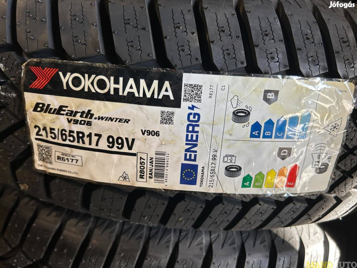 215/65R17 Yokohama Winter V906(Dot:2024!!!),Új téligumi