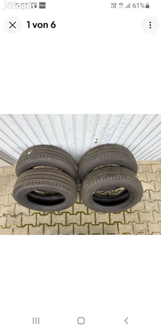215 65 16C Goodyear, 4db új gumi