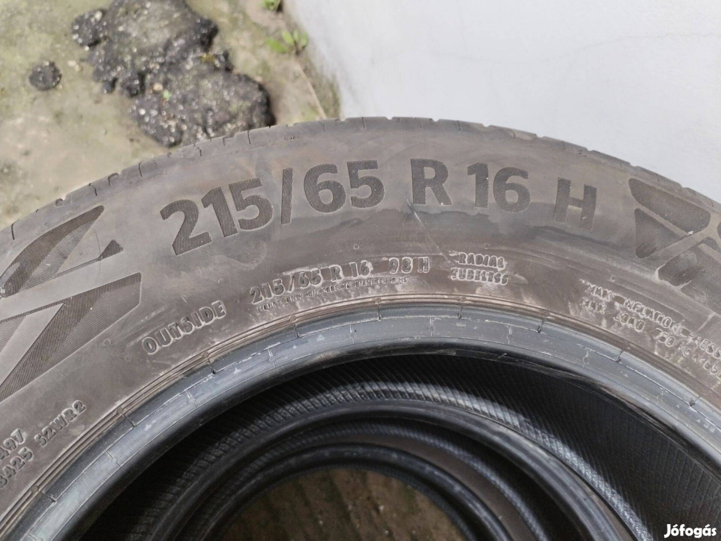 215 65 16 continental 215/65 R 16 nyári gumi garnitura