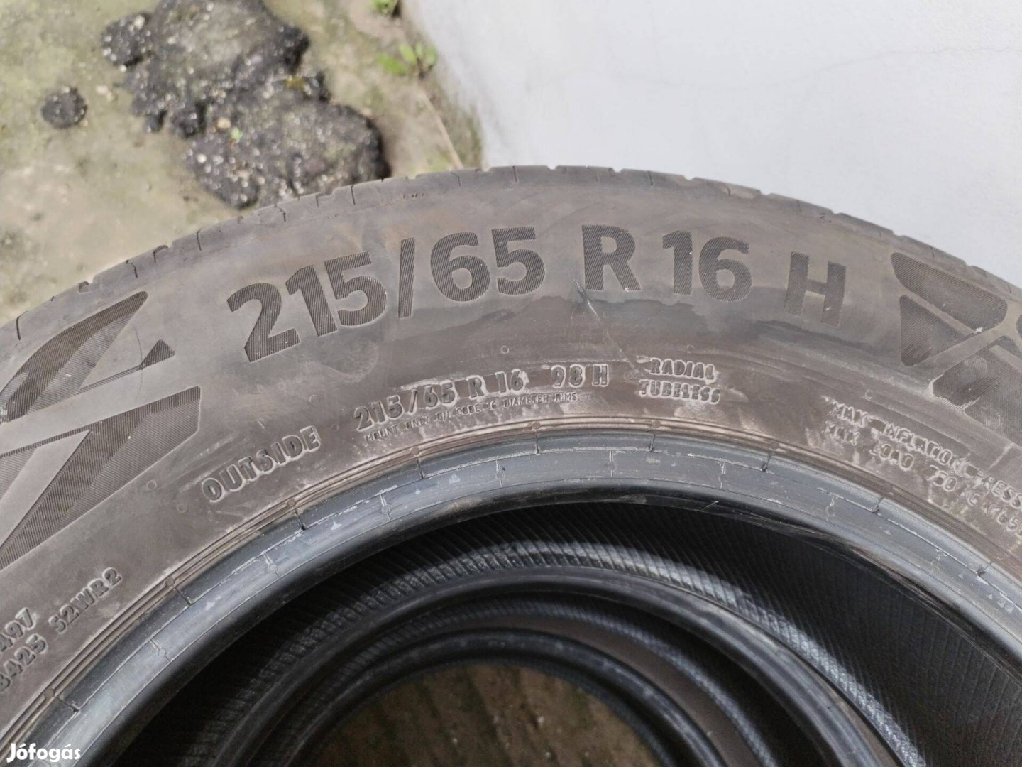 215 65 16 continental 215/65 R 16 nyári gumi garnitura