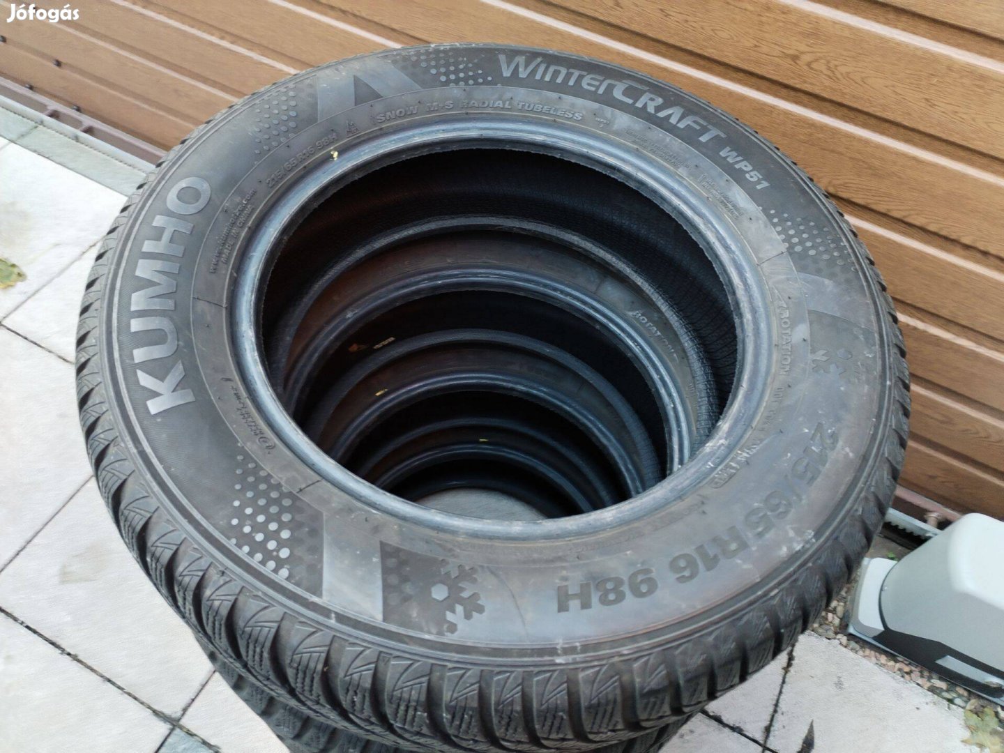 215 65 16 kumho 215/65 R 16 téli gumi garnitura