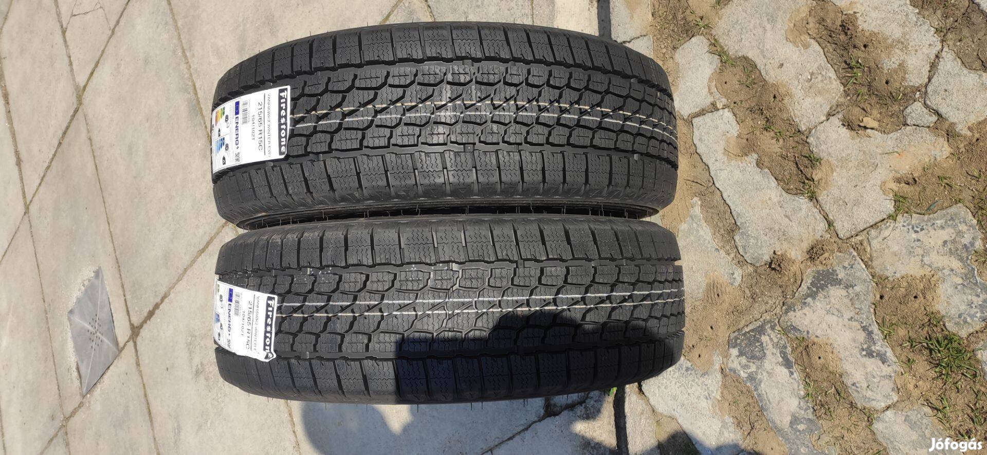 21565 R15C Új Firestone Vanhawk 2 Winter Evo 2db