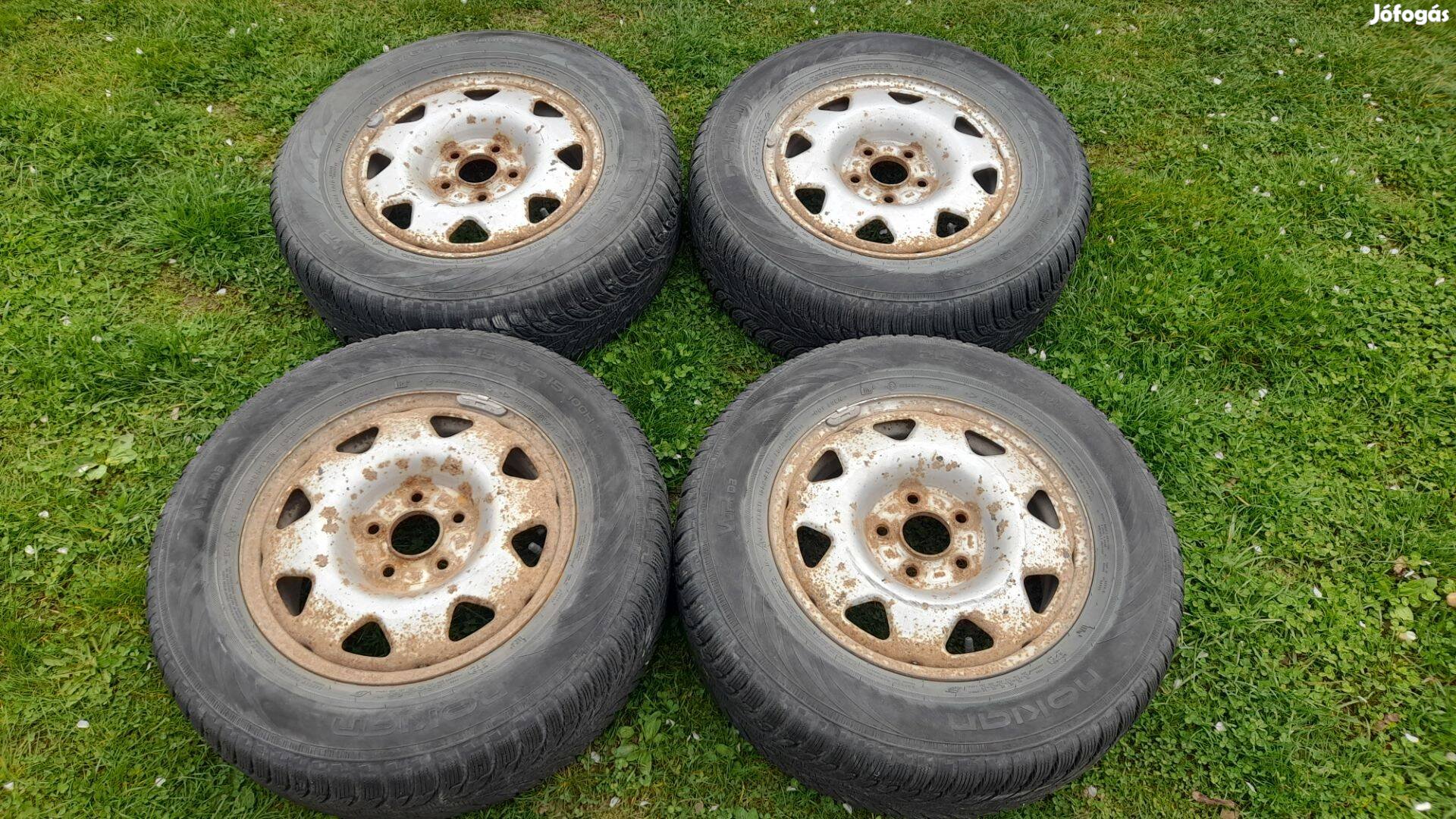 215/65 R15 Honda gyári CRV lemez felni + téli gumi szett