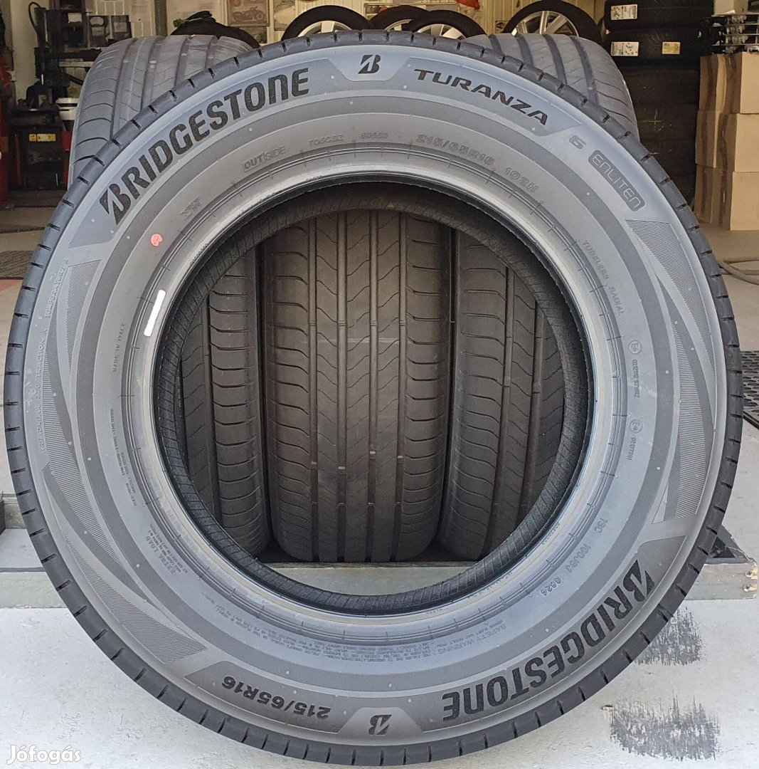 215/65 R16 Bridgestone Új/demó nyári gumi 4db 2024. /G283