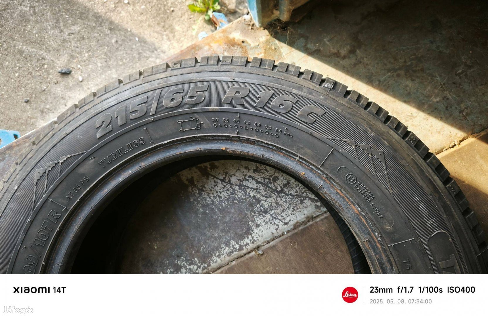 215/65 R16 C téli garnítúra eladó