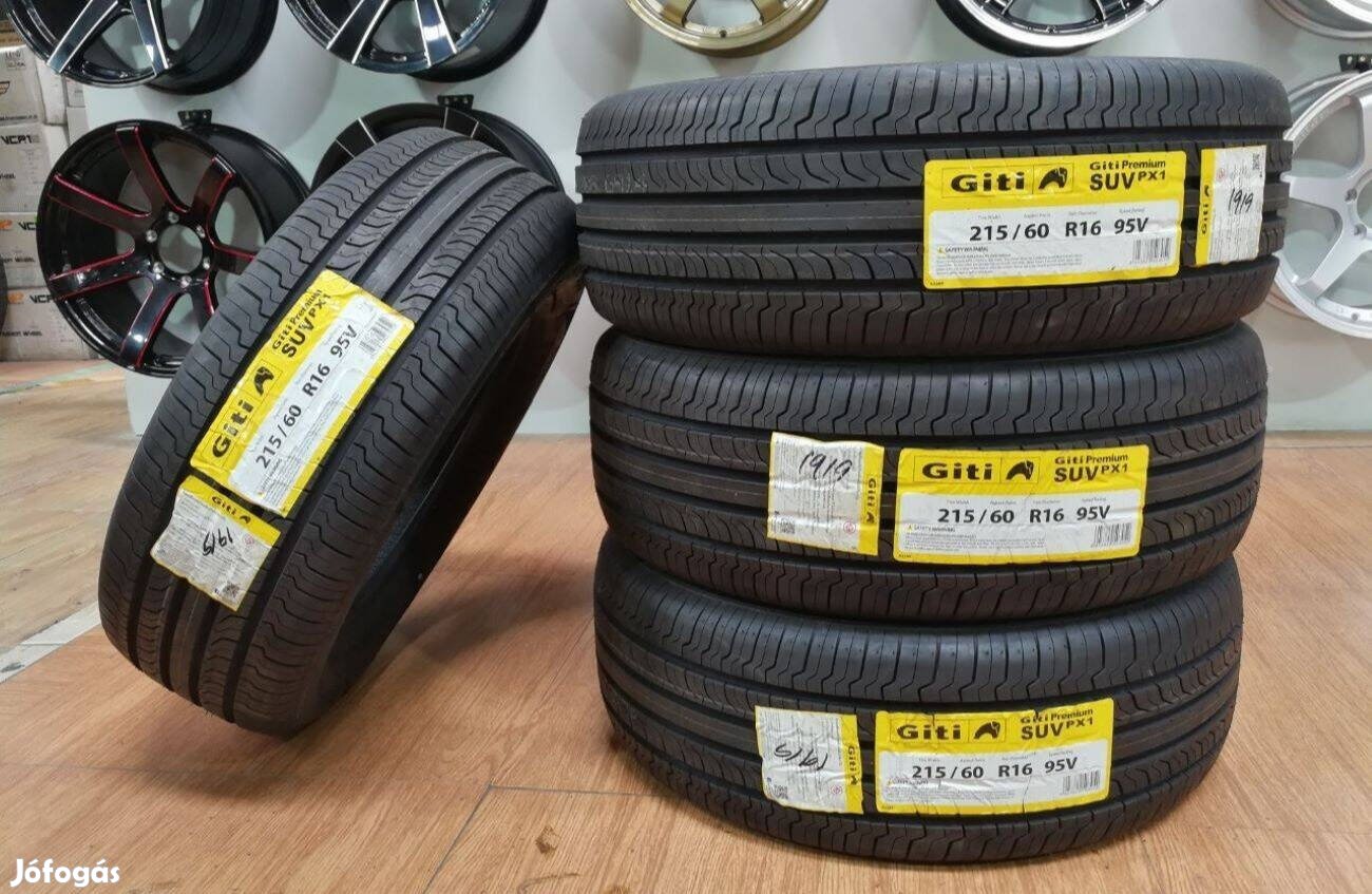 215/65 R16 Giti Premium SUV nyári gumi új! 4db